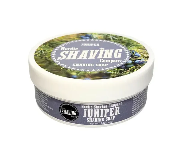 Nordic Shaving Company Juniper (Jeneverbes) scheerzeep 114 gram.