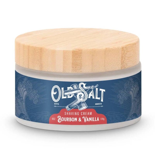 Old Salt Bourbon& Vanilla Scheercréme 170 ml .Niet schuimend