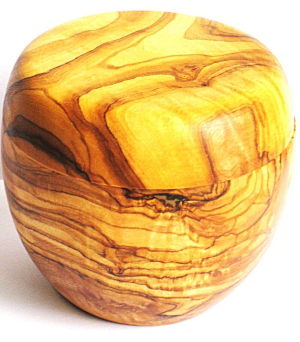 Handgemaakte Olijfhouten scheerkom-No.22-Duitsland