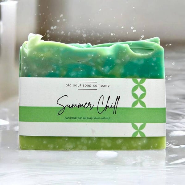 Old Soul Summer Chill Mint-Fris zeep Vega -vriendelijk-160gram