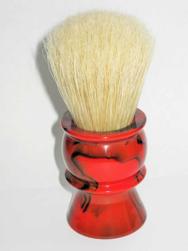 Yaqi Varkensharen scheerkwast 26mm Roodmarmer