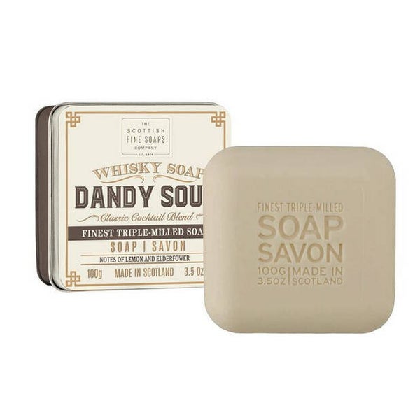 Scottish Fine Soaps Dandy Sour soap in blik van 100 gram-Vega.