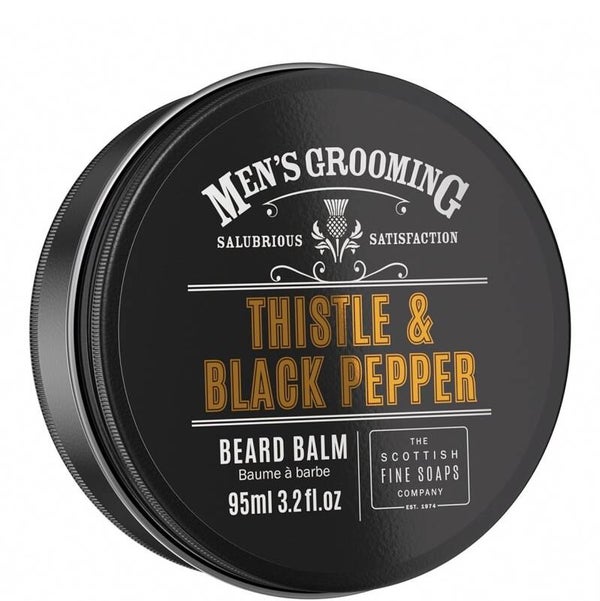 Scotish Fine Soaps Tristle&Black Pepper Baard balsen in blik van 95ml.