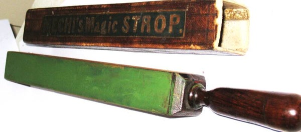 Klassiek gebruikte Mechci,s Magic slijpstok met 4 kanten-no.33-jaren 30