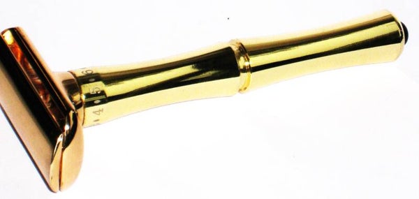 Aquarius Shaving Gold Verstelbaar scheermes (Adjustable)+10 scheermesjes-No.02T