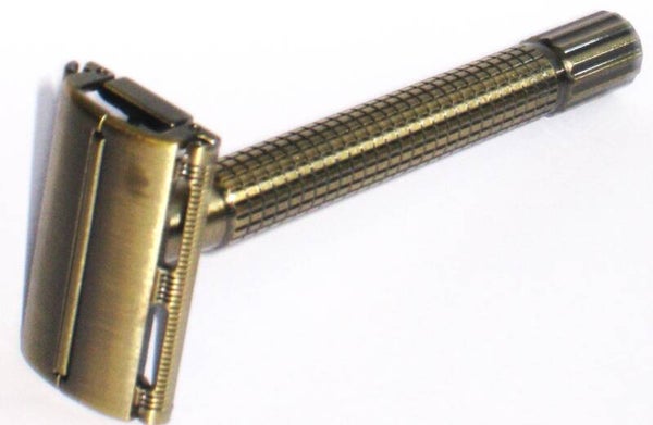 Aquarius Shaving  Koper/Brons Twist&Open scheermes +10 mesjes-NO.08T-2