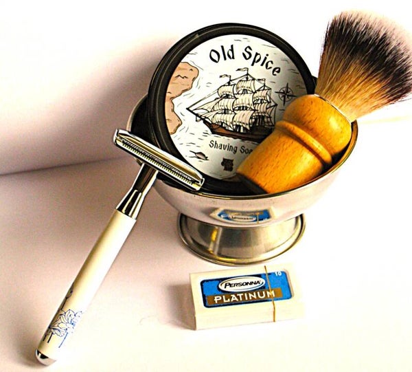 Scheerset Personal Barber Scheerzeep in blik van 100 gram-No.977