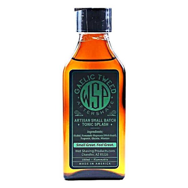 WSP Gaelic Tweed Aftershave splash 100ml