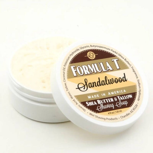 WSP Formula T-Sandalwood scheerzeep 120ml