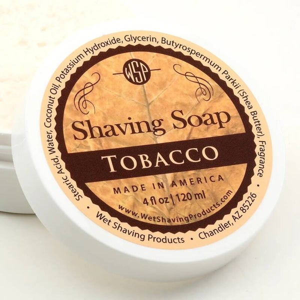 WSP Tobacco scheerzeep 120 gram.