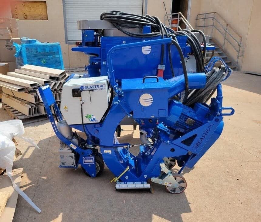 ProResin diamond grinder on a job site