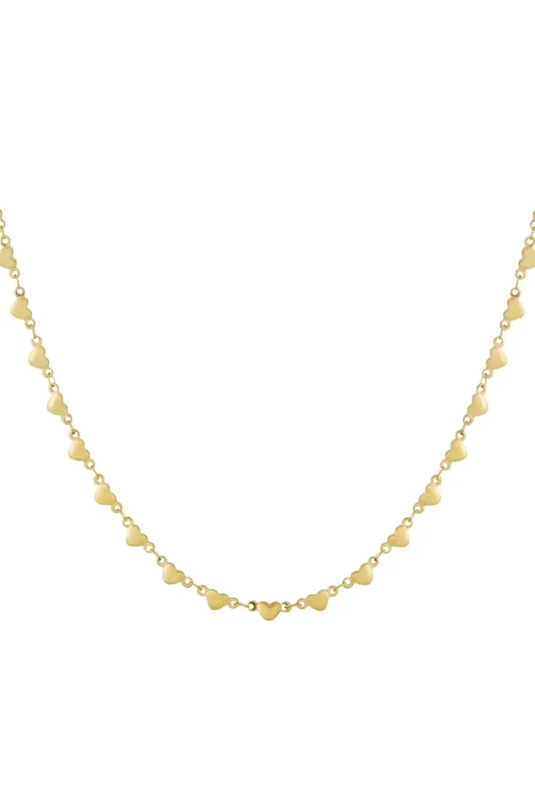 lange heart ketting