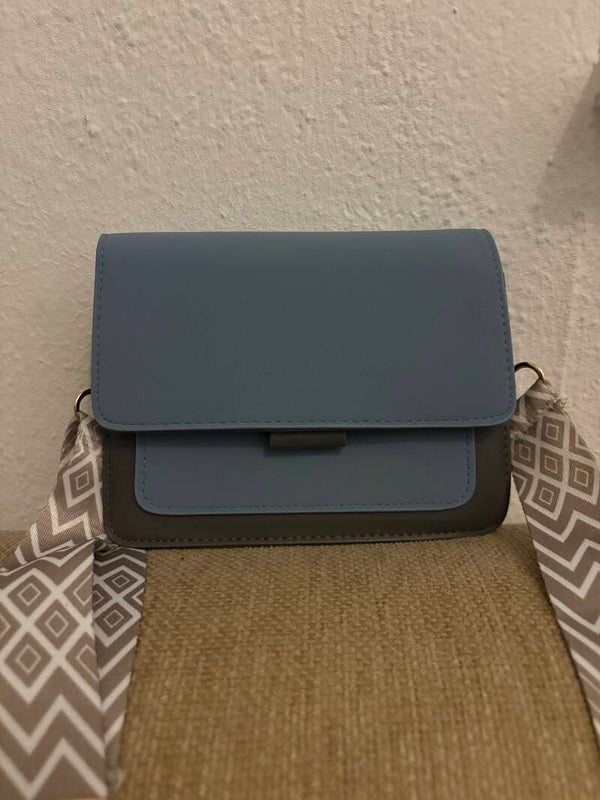 tas jeansblauw