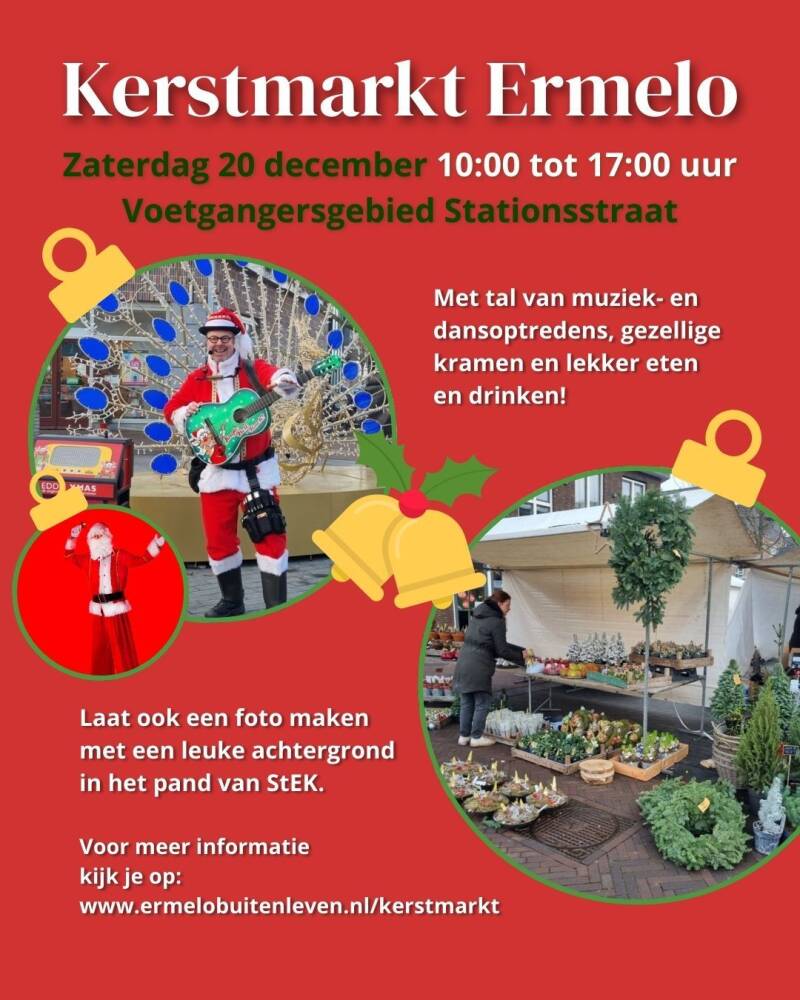 kerstmarkt Ermelo Stationsstraat