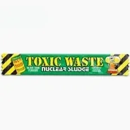 toxic waste sour apple bar