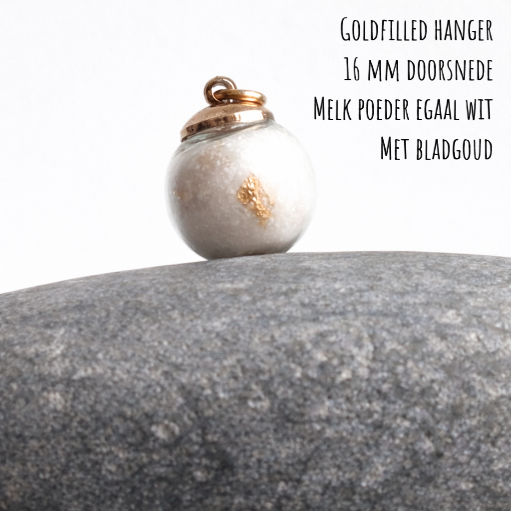 Goldfilled moedermelk-hanger 16 mm