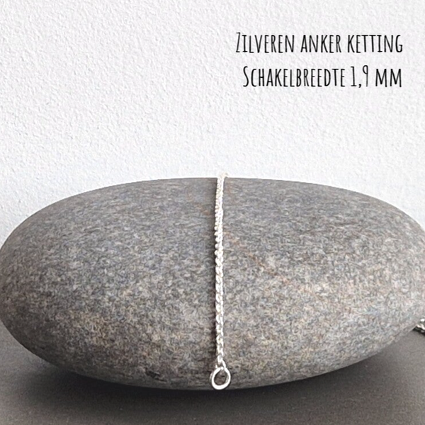 Zilveren 925 anker ketting 1,9 mm