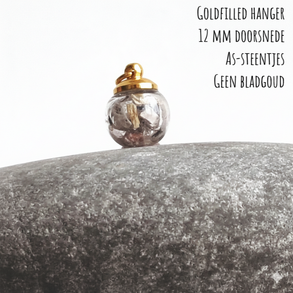 Goldfilled as-hanger 12 mm