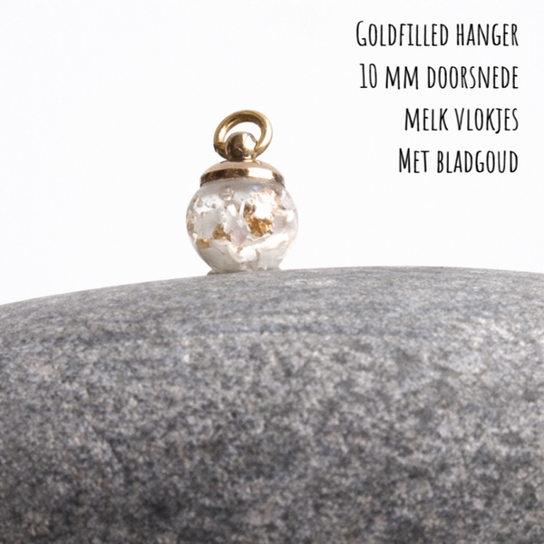 Goldfilled moedermelk-hanger 10 mm