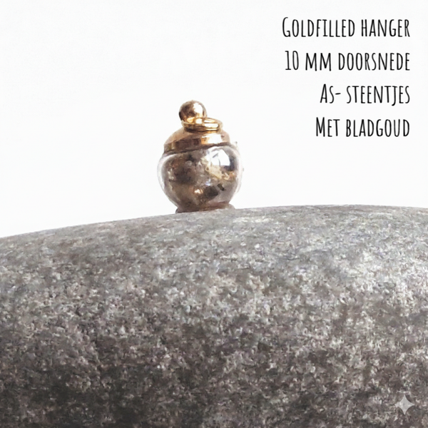 Goldfilled as-hanger 10 mm