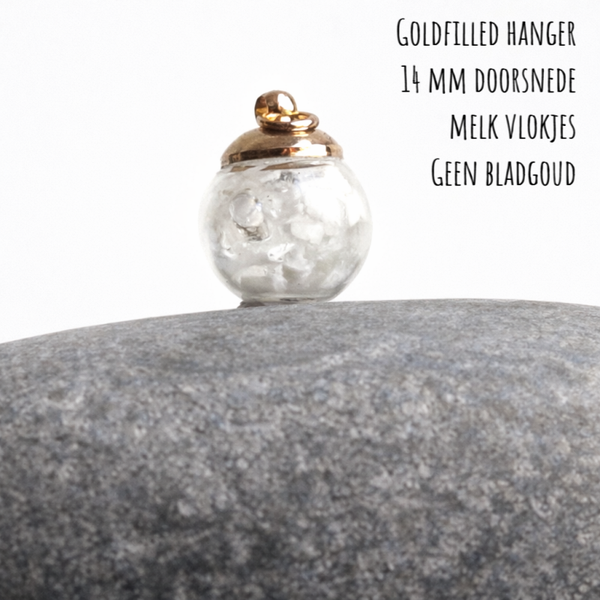 Goldfilled moedermelk-hanger 14 mm