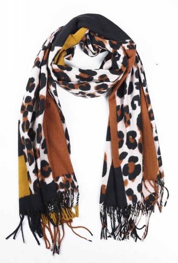 Winter sjaal Fenna - Camel