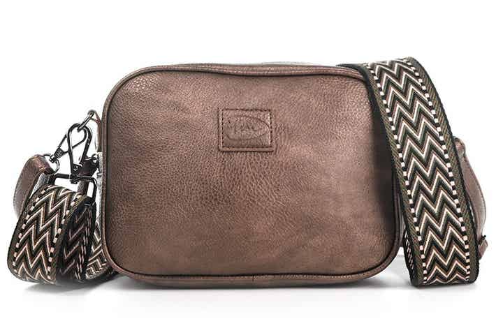 Schoudertasje / Crossbody tasje Padola - Brons