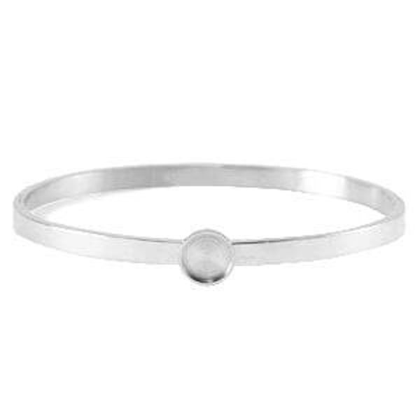 Armband Bangle Diamant - Zilver