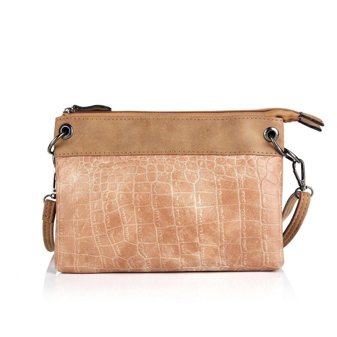 Schoudertasje / Crossbody tasje - Camel