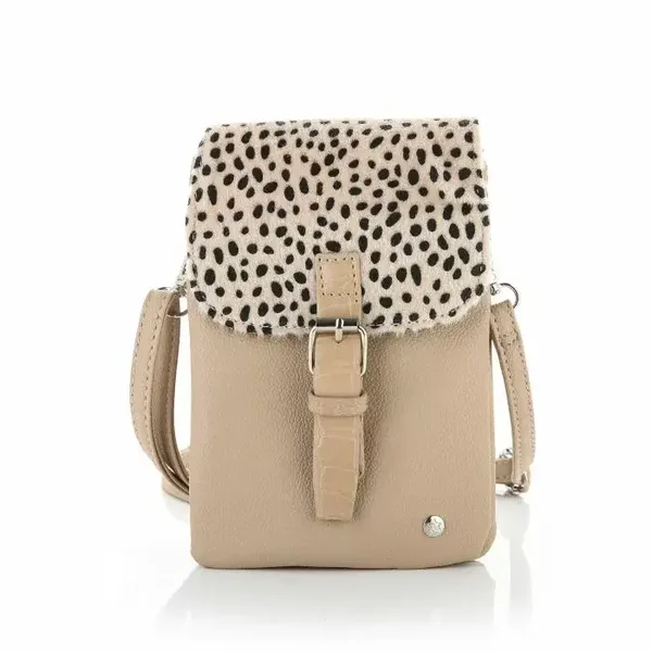 Telefoontasje / Crossbody tasje - Taupe