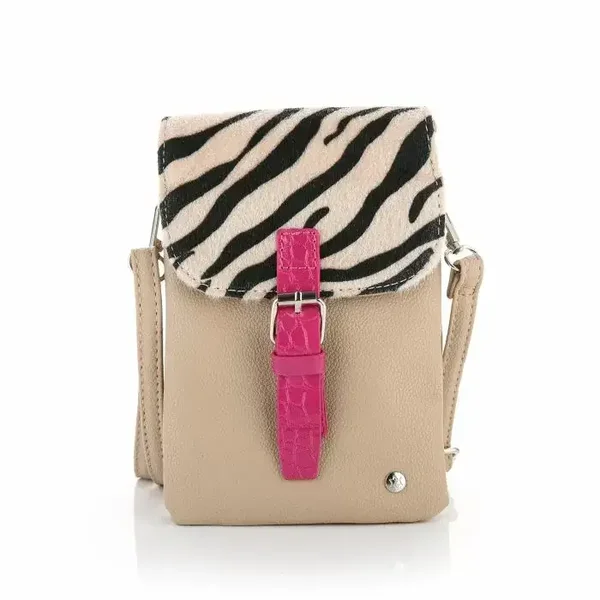 Telefoontasje / Crossbody tasje - Taupe