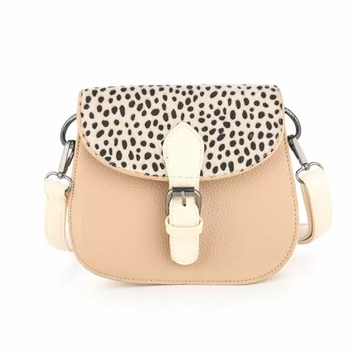 Schoudertasje / Crossbody tasje Melanie - Taupe