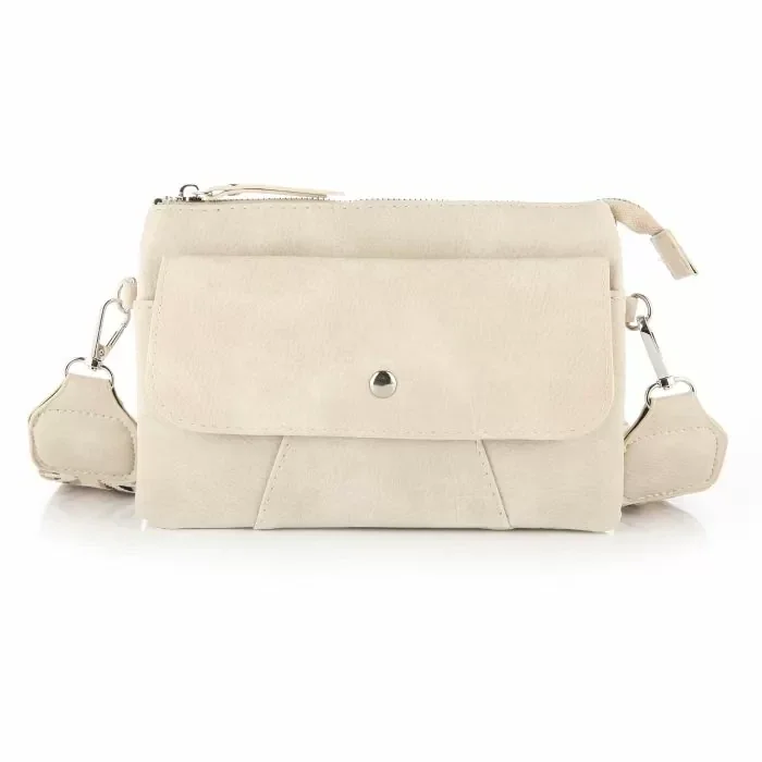 Schoudertasje / Crossbody tasje - Beige