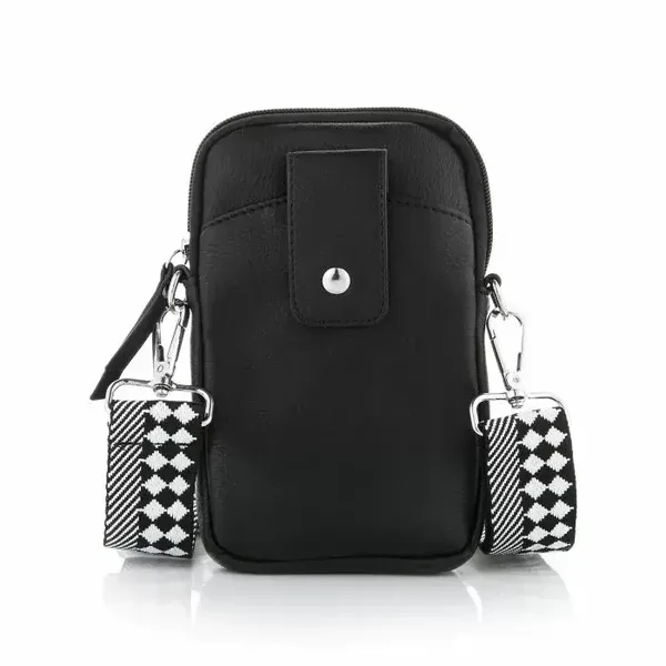 Telefoontasje / Crossbody tasje - Zwart