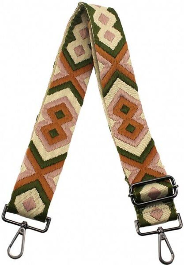 Schouderband Ruit - Taupe