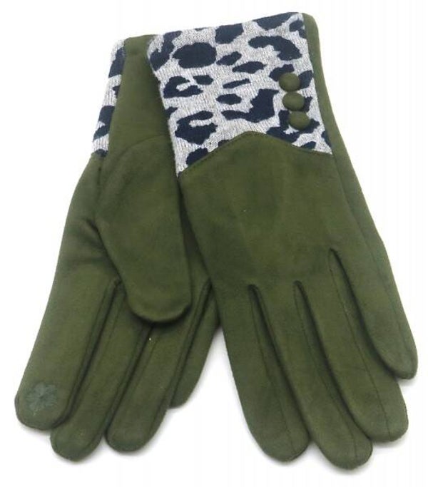 Handschoenen Luipaard - Groen
