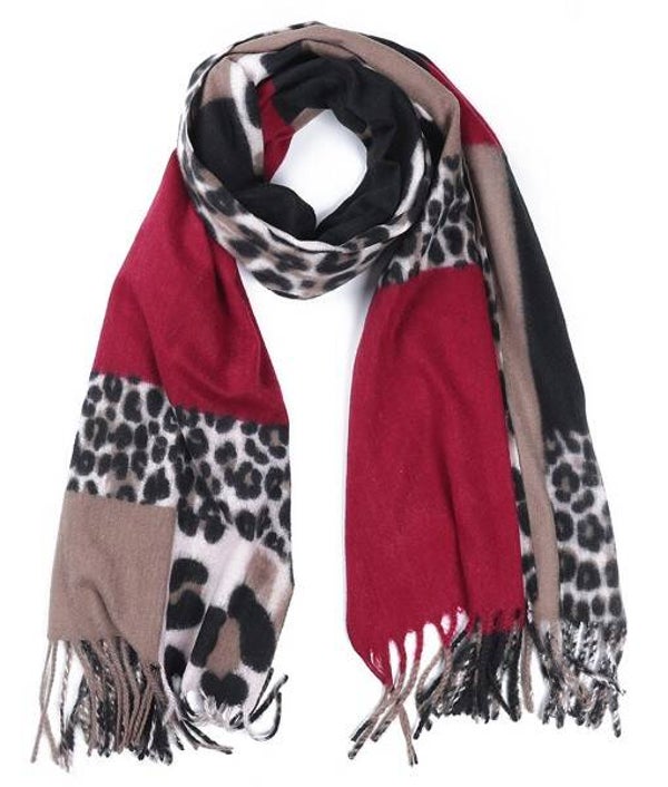 Winter sjaal Fenna - Rood