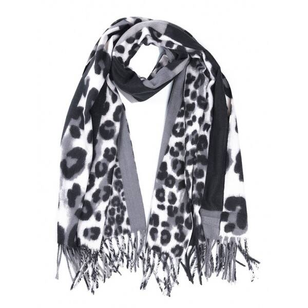 Winter sjaal Fenna - Zwart