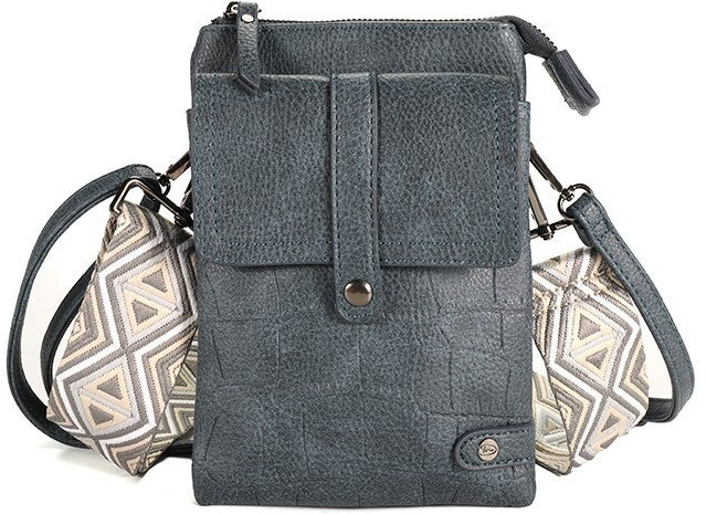 Blauw - jeans telefoontasje / schoudertasje Tyler