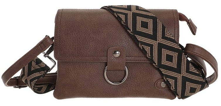 Schoudertasje / Crossbody tasje Weston - Bruin
