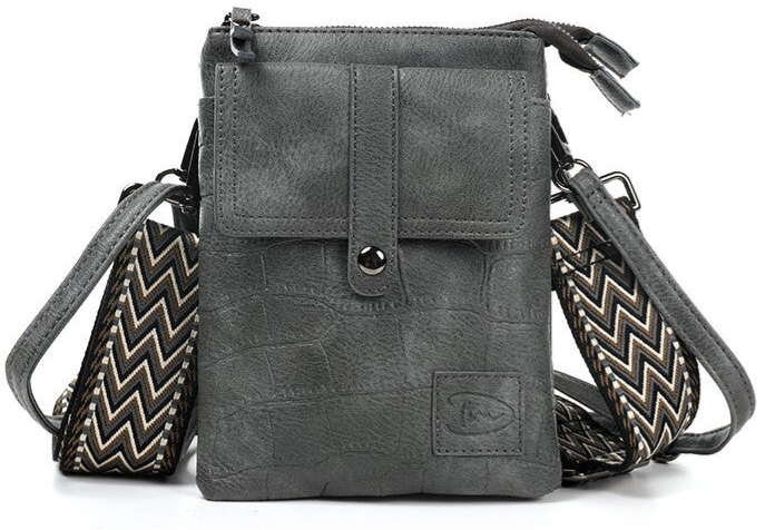 Grijs telefoontasje / crossbody tasje Tyler