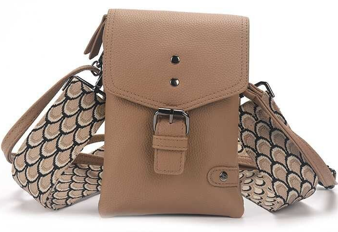 Telefoontasje / Crossbody tasje Kansas - Camel