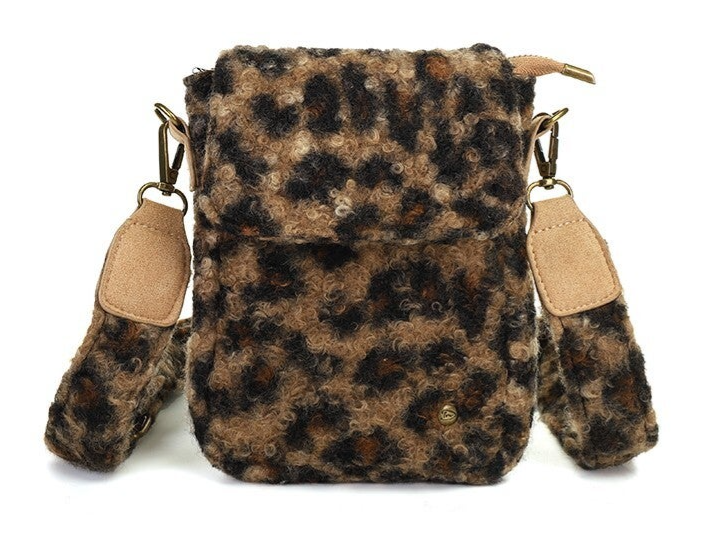 Camel telefoontasje / crossbody tasje Teddy Elmen