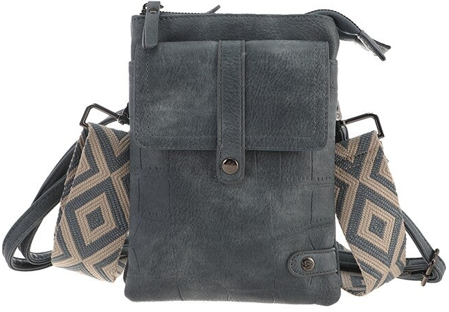 Blauw - jeans telefoontasje / schouder tasje Tyler