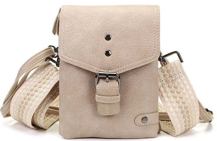 Naturel - beige telefoontasje / schouder tasje Kansas