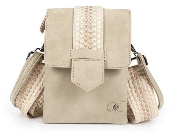Telefoontasje / Crossbody tasje Nancy Metz - Naturel