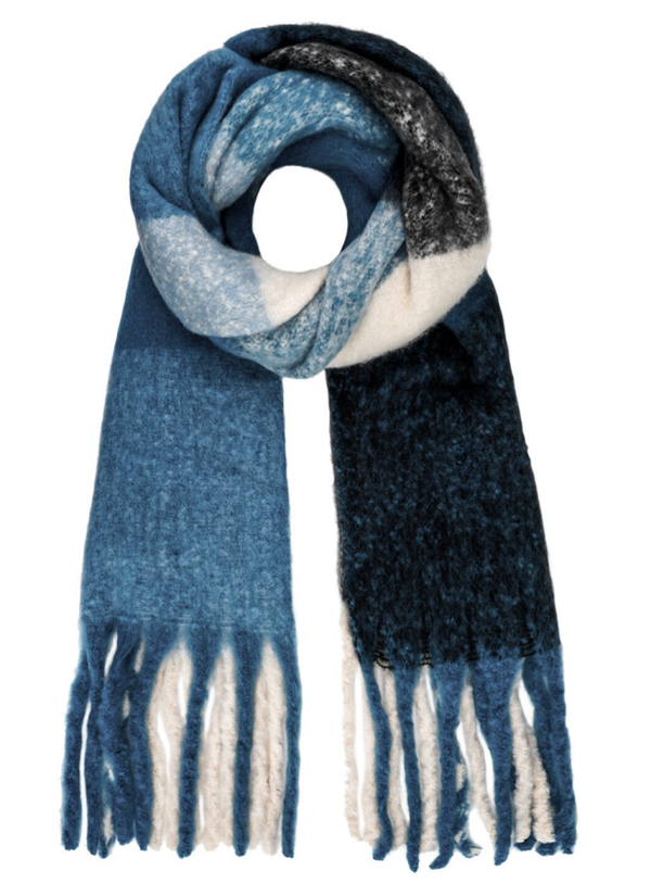 Winter sjaal Zoë - Blauw