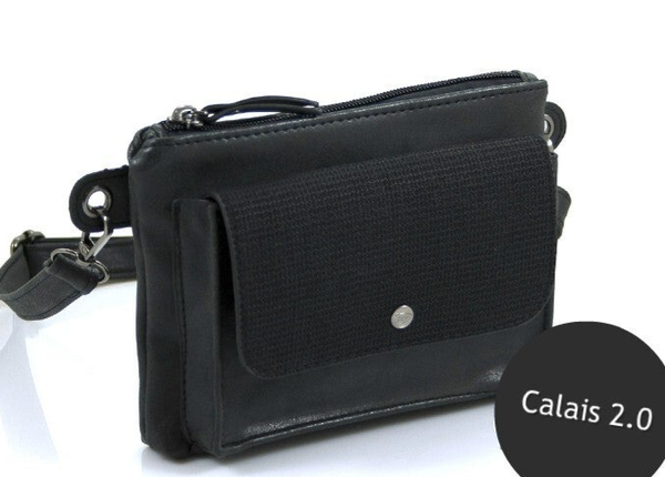 Schoudertasje / Crossbody tasje Calais - Zwart