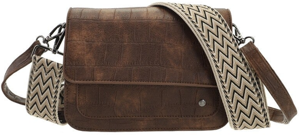 Bruin schoudertas / crossbody tasje Skala