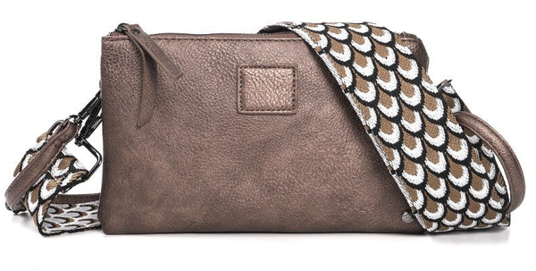 Schoudertasje / Crossbody tasje New Castel - Brons